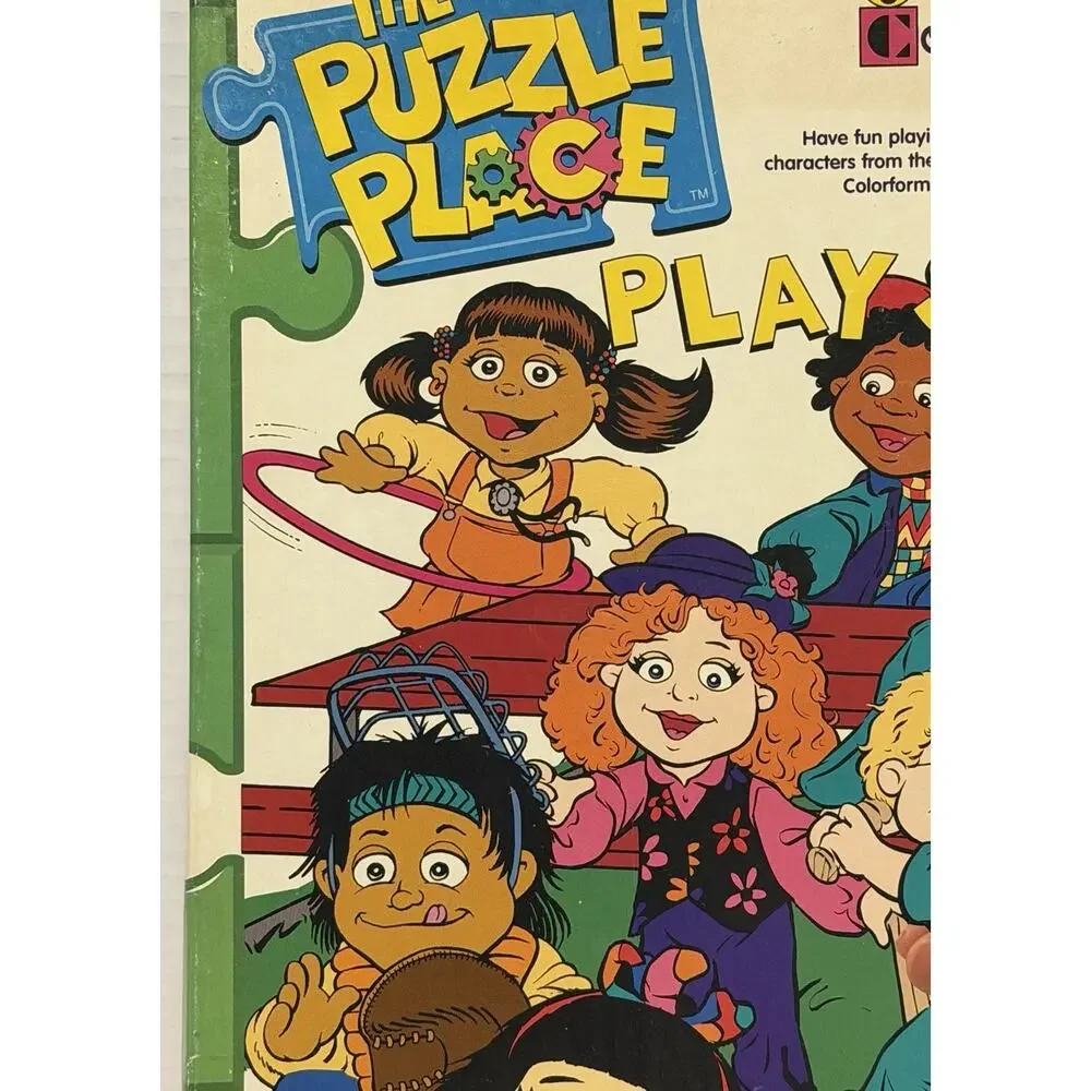 Colorforms The Puzzle Place Playset #790 1995 Vintage FREE SHIPPING